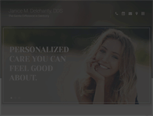 Tablet Screenshot of drdelehanty.com